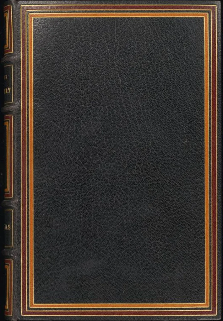 An illustration from Bookbinding : books bequeathed by William Augustus Spencer, 1880, leaf 552