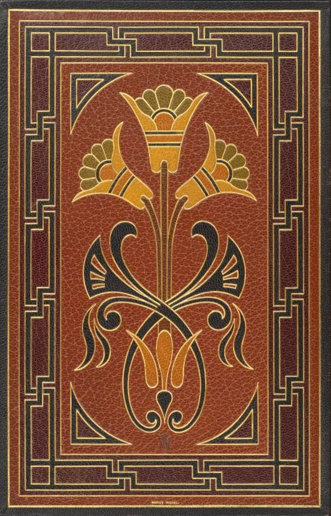 An illustration from Bookbinding : books bequeathed by William Augustus Spencer, 1880, leaf 553