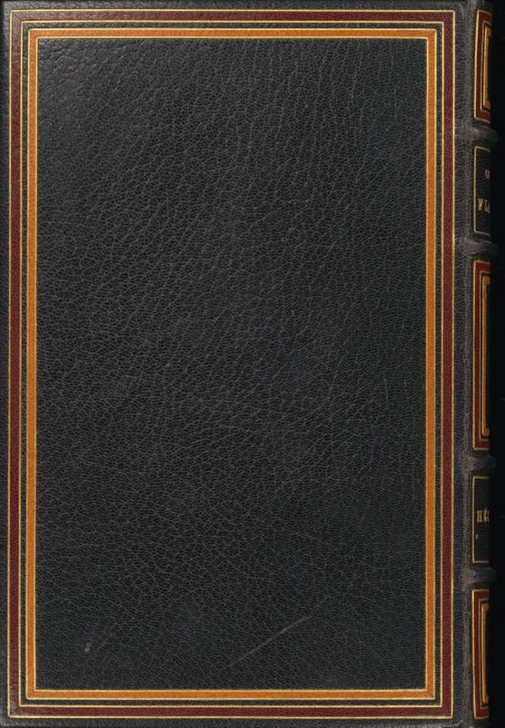 An illustration from Bookbinding : books bequeathed by William Augustus Spencer, 1880, leaf 557