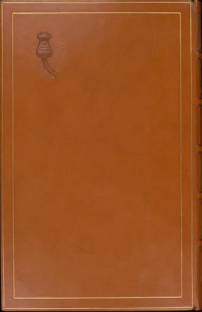 An illustration from Bookbinding : books bequeathed by William Augustus Spencer, 1880, leaf 564