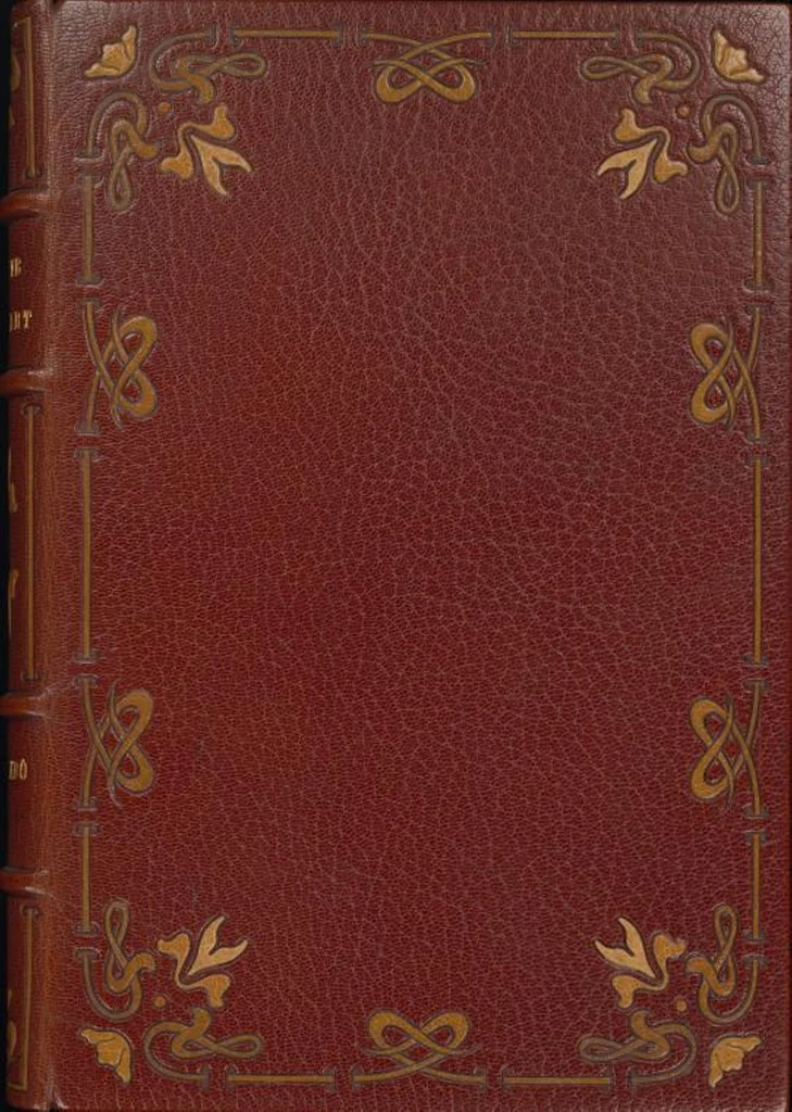 An illustration from Bookbinding : books bequeathed by William Augustus Spencer, 1880, leaf 572