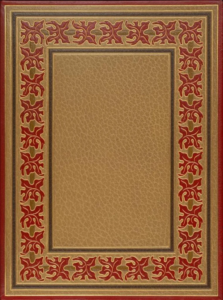 An illustration from Bookbinding : books bequeathed by William Augustus Spencer, 1880, leaf 589