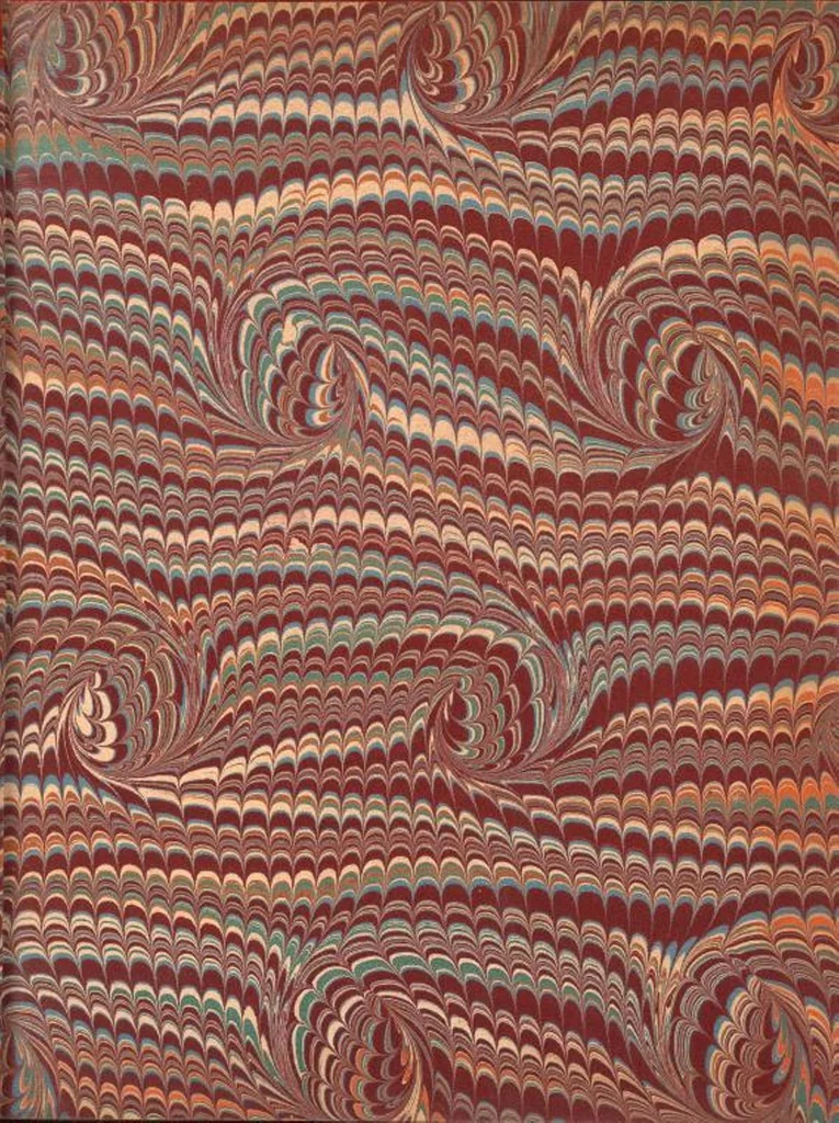 An illustration from Bookbinding : books bequeathed by William Augustus Spencer, 1880, leaf 594