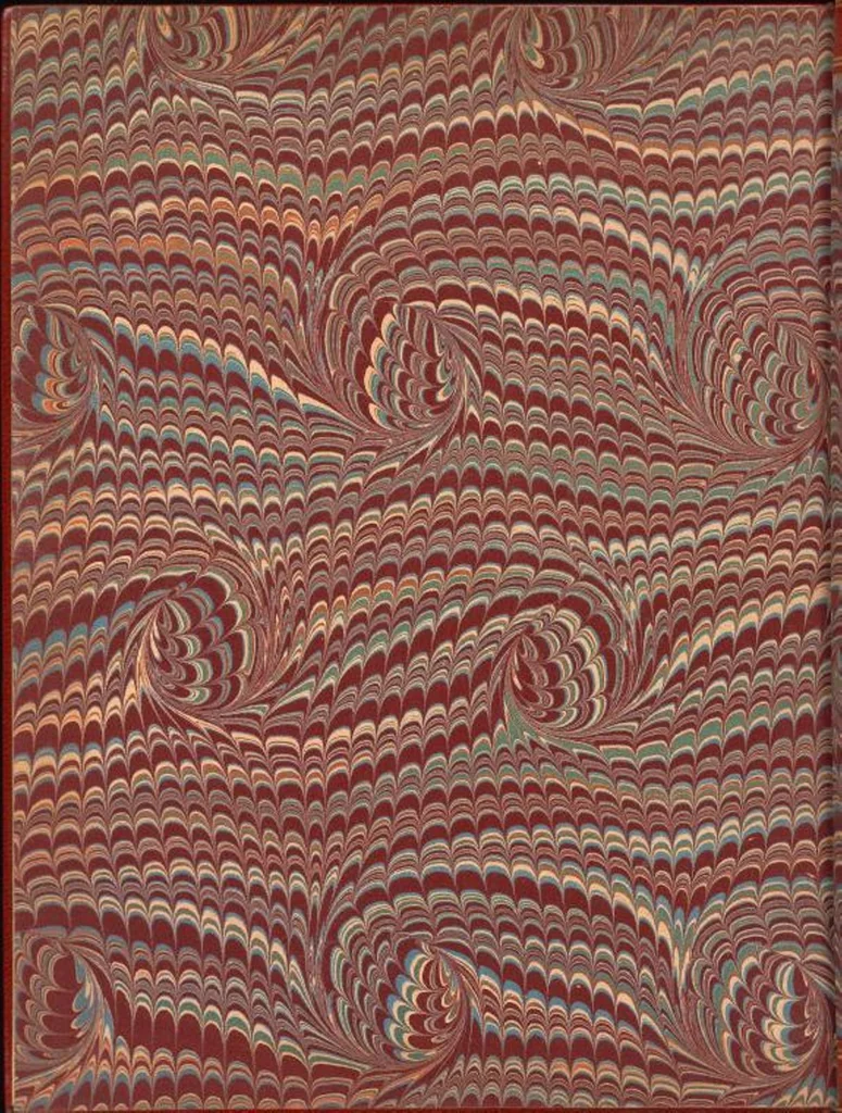 An illustration from Bookbinding : books bequeathed by William Augustus Spencer, 1880, leaf 595