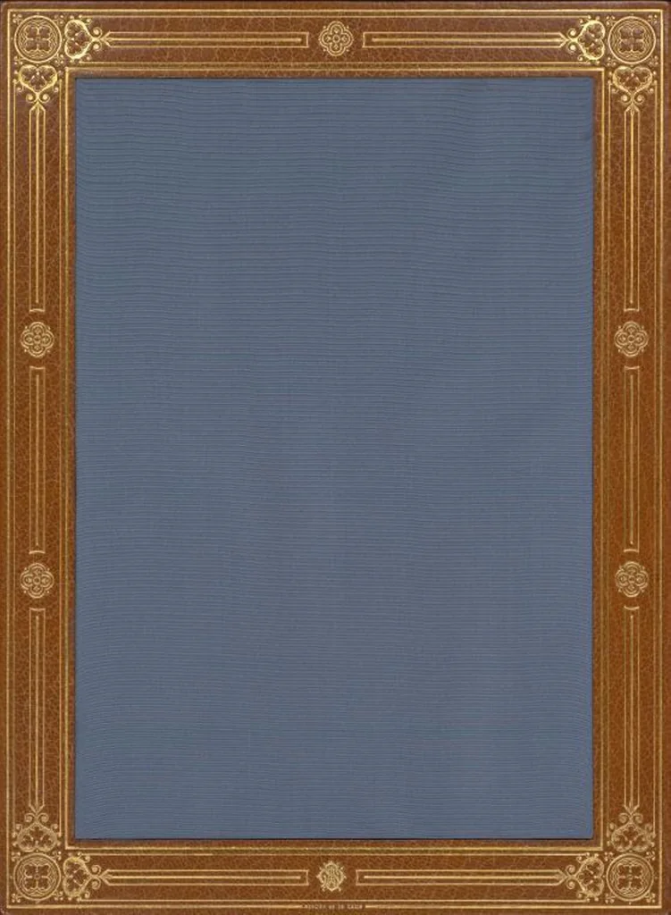 An illustration from Bookbinding : books bequeathed by William Augustus Spencer, 1880, leaf 611