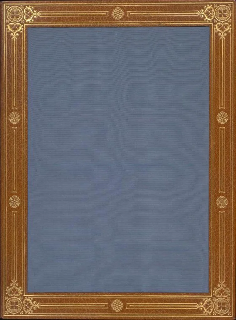 An illustration from Bookbinding : books bequeathed by William Augustus Spencer, 1880, leaf 614