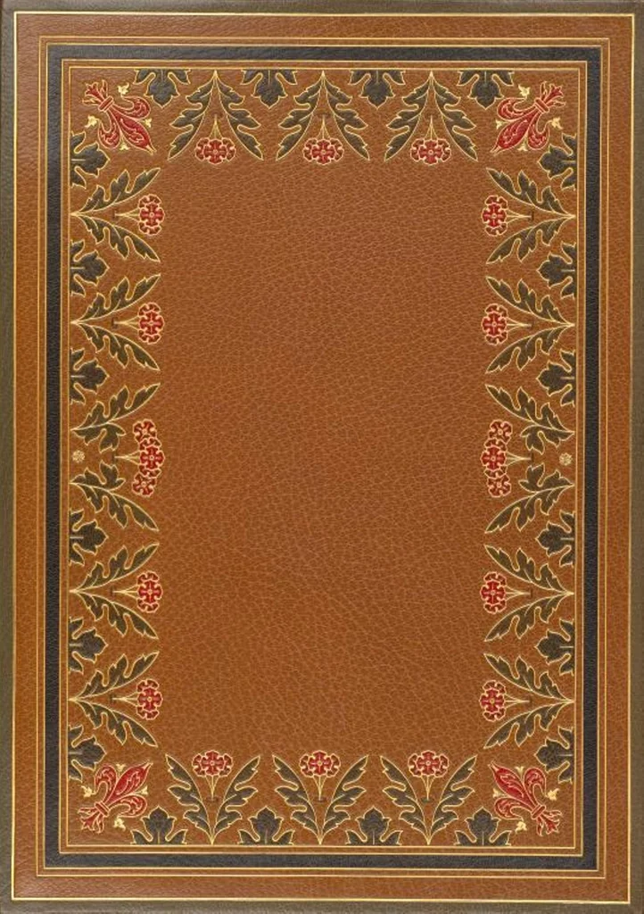 An illustration from Bookbinding : books bequeathed by William Augustus Spencer, 1880, leaf 621