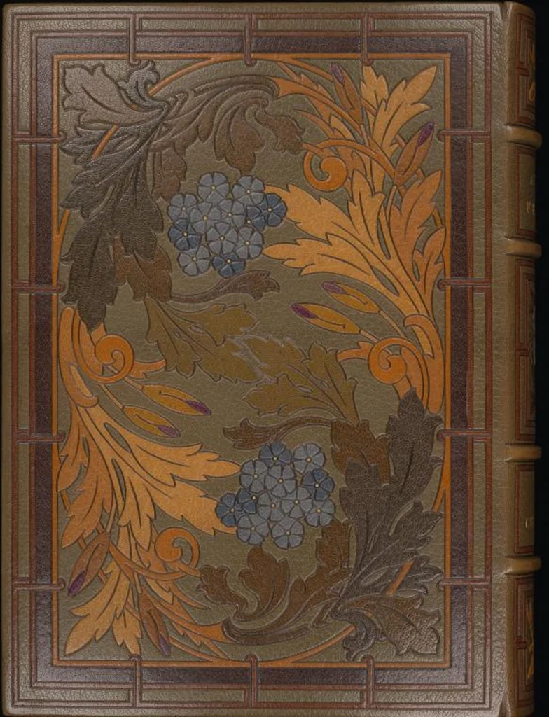 An illustration from Bookbinding : books bequeathed by William Augustus Spencer, 1880, leaf 622
