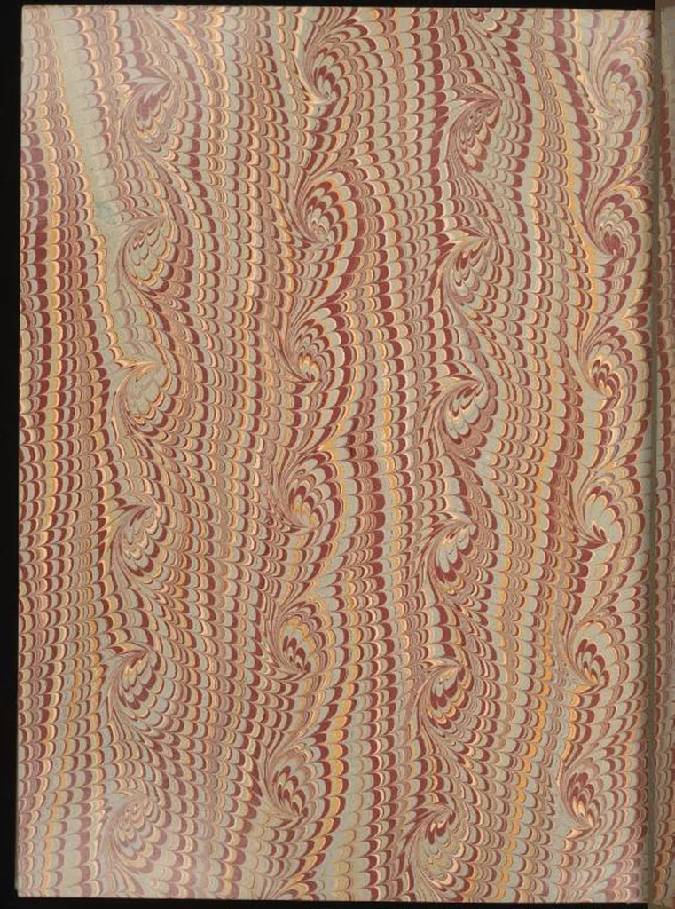An illustration from Bookbinding : books bequeathed by William Augustus Spencer, 1880, leaf 627