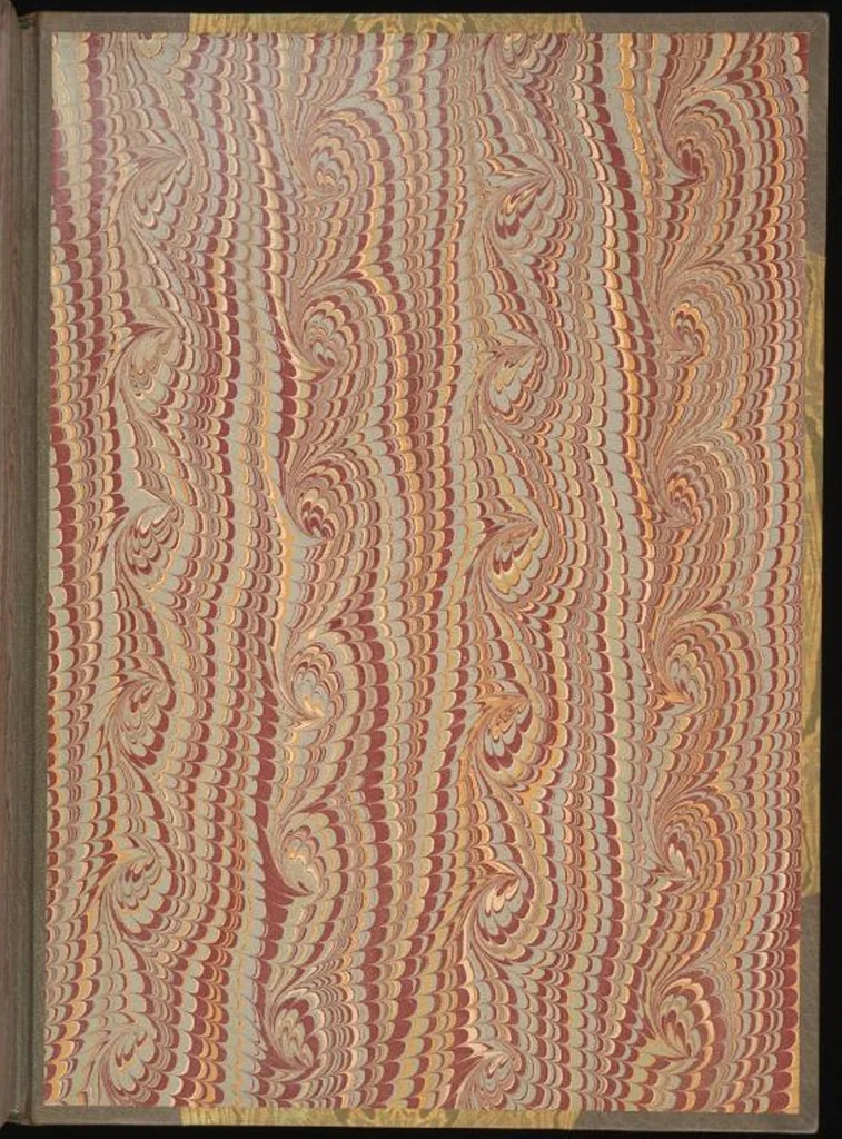 An illustration from Bookbinding : books bequeathed by William Augustus Spencer, 1880, leaf 628