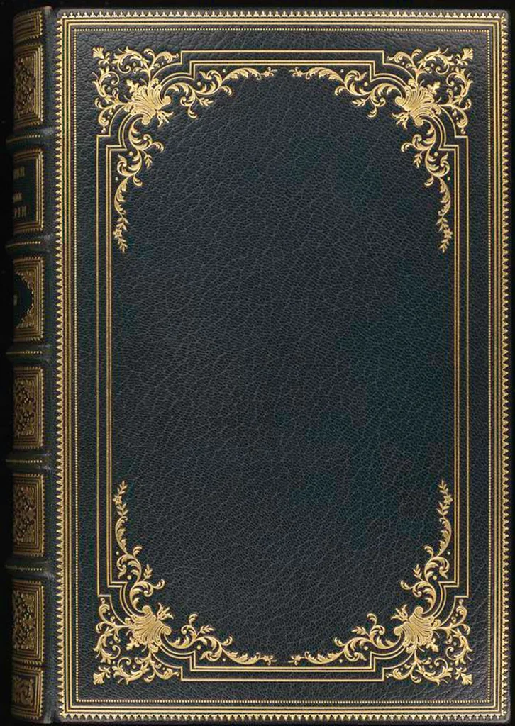 An illustration from Bookbinding : books bequeathed by William Augustus Spencer, 1880, leaf 642