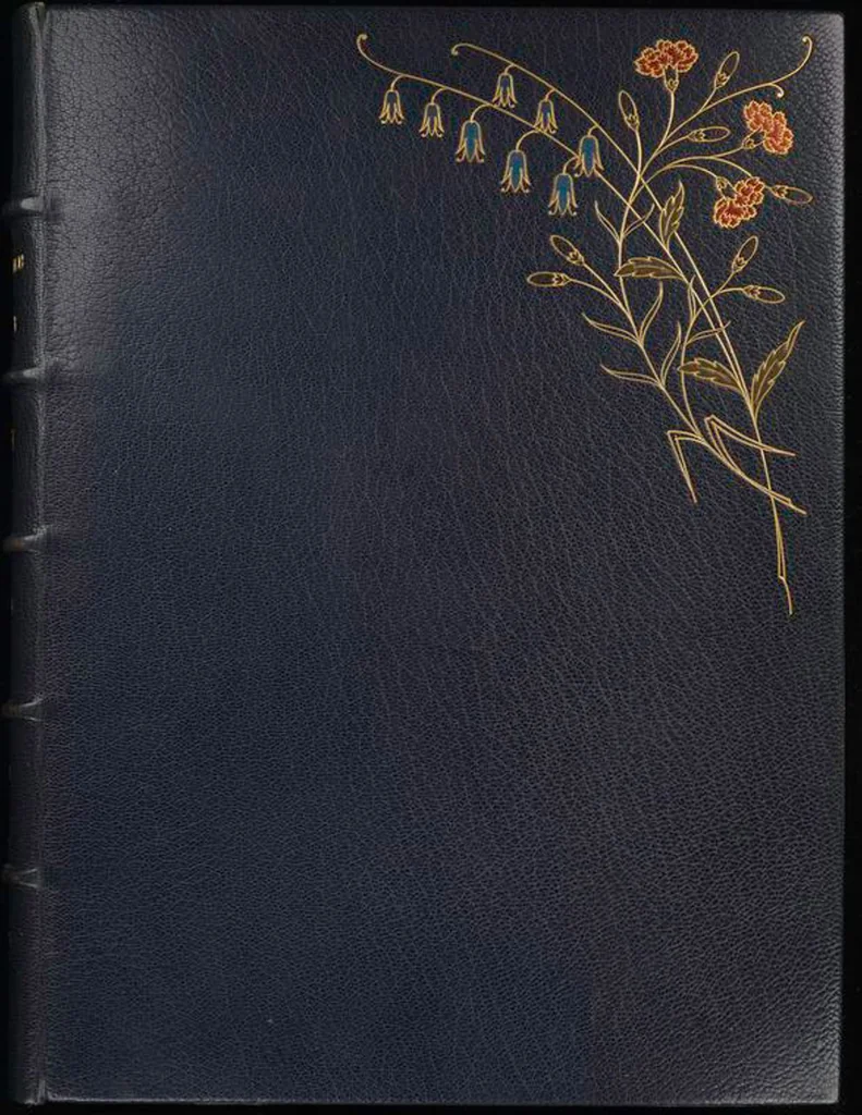 An illustration from Bookbinding : books bequeathed by William Augustus Spencer, 1880, leaf 656