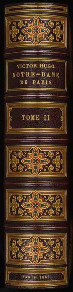 An illustration from Bookbinding : books bequeathed by William Augustus Spencer, 1880, leaf 669