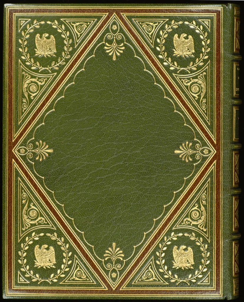 An illustration from Bookbinding : books bequeathed by William Augustus Spencer, 1880, leaf 67