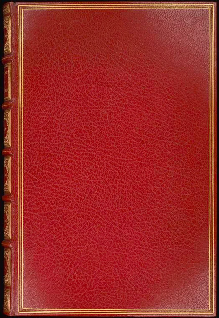 An illustration from Bookbinding : books bequeathed by William Augustus Spencer, 1880, leaf 679