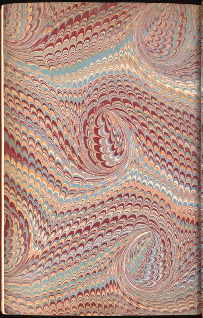 An illustration from Bookbinding : books bequeathed by William Augustus Spencer, 1880, leaf 684