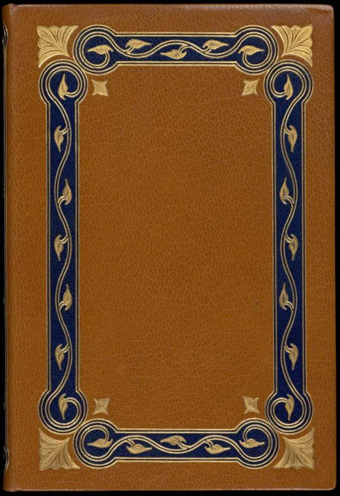 An illustration from Bookbinding : books bequeathed by William Augustus Spencer, 1880, leaf 687