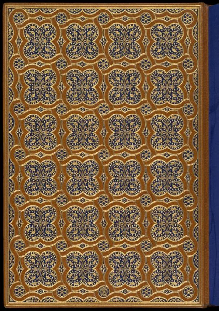 An illustration from Bookbinding : books bequeathed by William Augustus Spencer, 1880, leaf 688