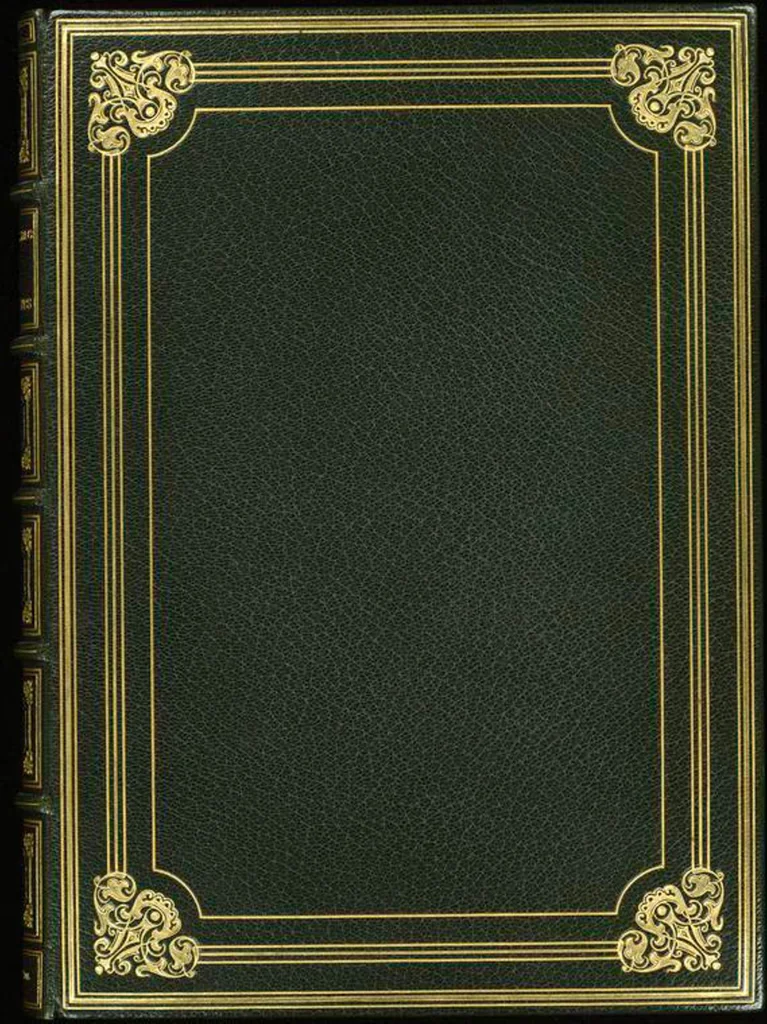 An illustration from Bookbinding : books bequeathed by William Augustus Spencer, 1880, leaf 69
