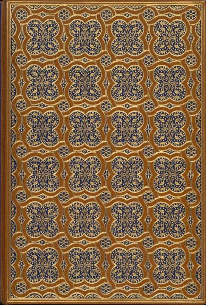 An illustration from Bookbinding : books bequeathed by William Augustus Spencer, 1880, leaf 690