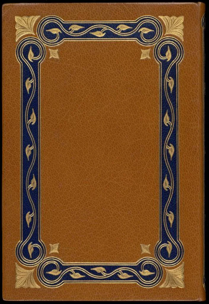 An illustration from Bookbinding : books bequeathed by William Augustus Spencer, 1880, leaf 691