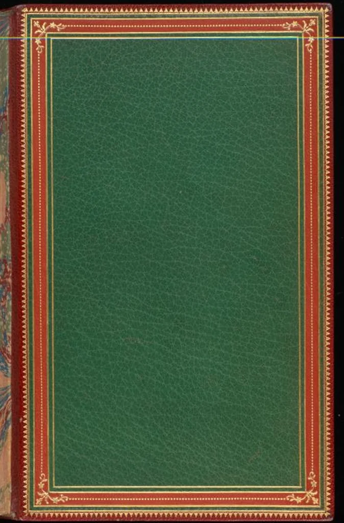 An illustration from Bookbinding : books bequeathed by William Augustus Spencer, 1880, leaf 693