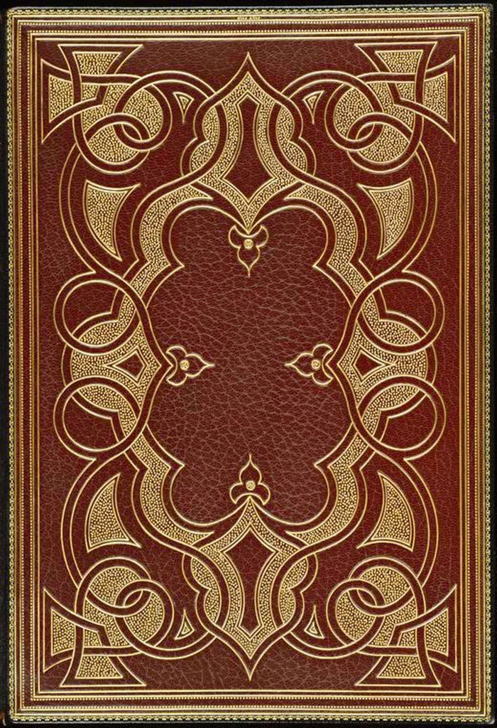 An illustration from Bookbinding : books bequeathed by William Augustus Spencer, 1880, leaf 77
