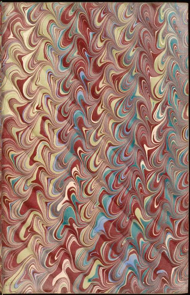 An illustration from Bookbinding : books bequeathed by William Augustus Spencer, 1880, leaf 85