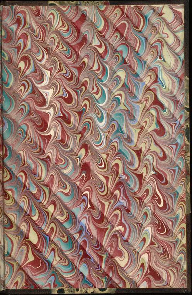 An illustration from Bookbinding : books bequeathed by William Augustus Spencer, 1880, leaf 87