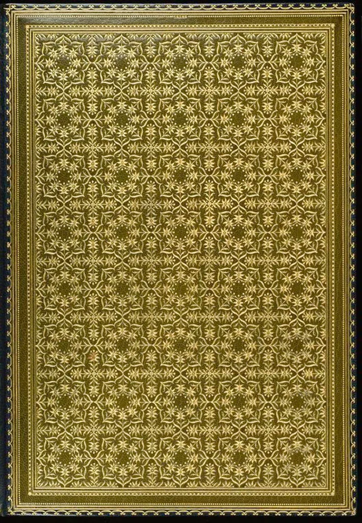 An illustration from Bookbinding : books bequeathed by William Augustus Spencer, 1880, leaf 91