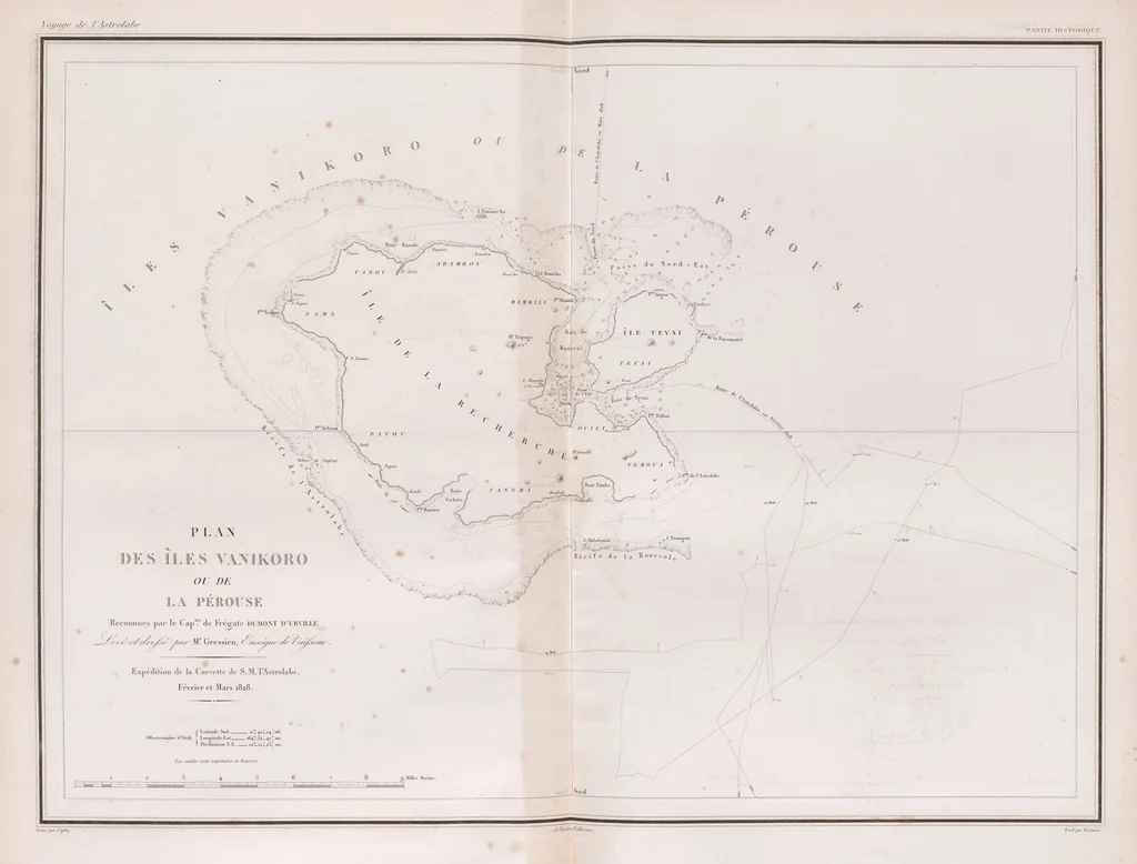 An illustration from Voyage de la corvette l'Astrolabe exécuté par ordre du roi, pendant les années 1826-1827-1828-1829, sous le commandement de M. J. Dumont d'Urville, 1830, leaf 10