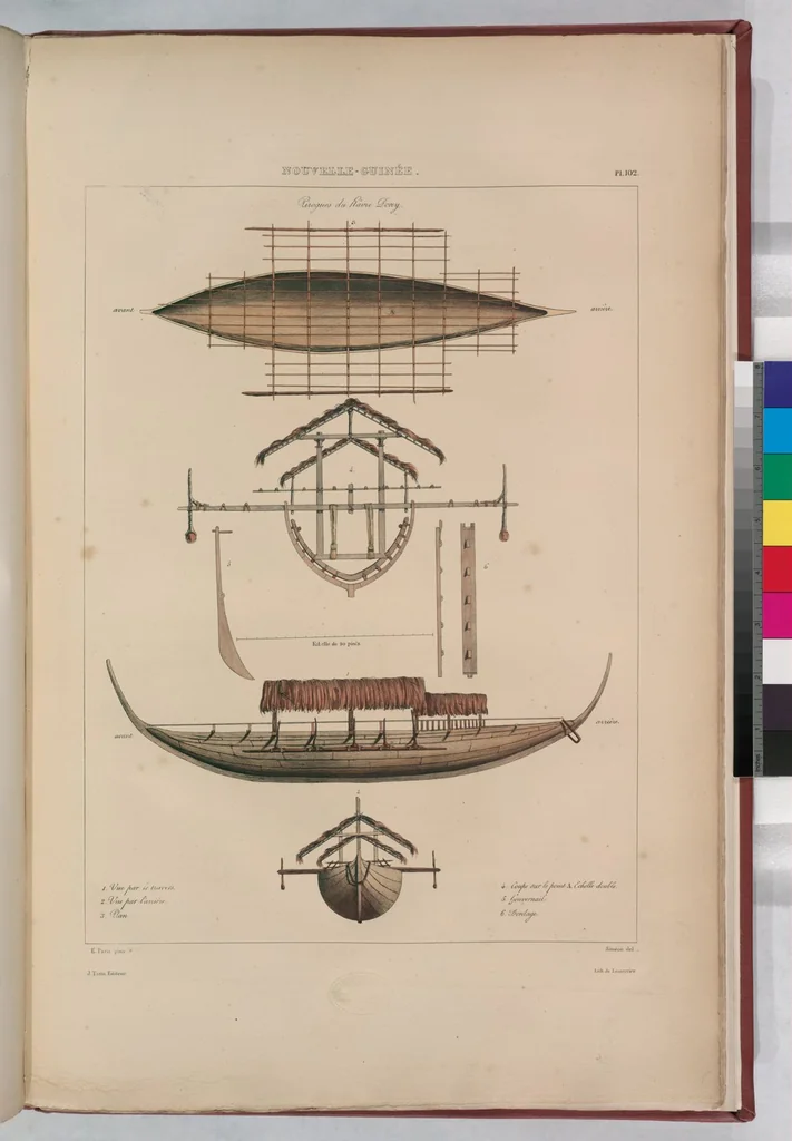 An illustration from Voyage de la corvette l'Astrolabe exécuté par ordre du roi, pendant les années 1826-1827-1828-1829, sous le commandement de M. J. Dumont d'Urville, 1830, leaf 112
