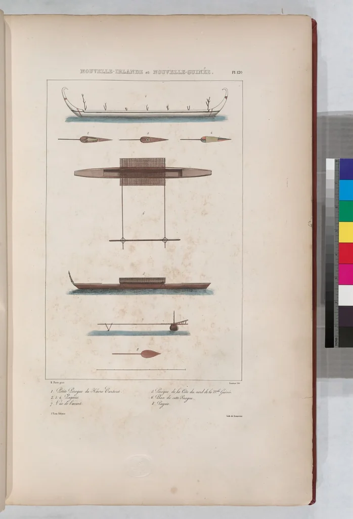 An illustration from Voyage de la corvette l'Astrolabe exécuté par ordre du roi, pendant les années 1826-1827-1828-1829, sous le commandement de M. J. Dumont d'Urville, 1830, leaf 130