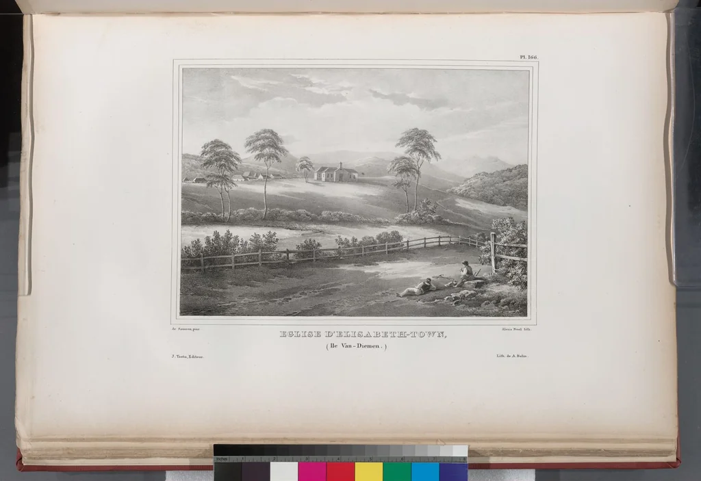 An illustration from Voyage de la corvette l'Astrolabe exécuté par ordre du roi, pendant les années 1826-1827-1828-1829, sous le commandement de M. J. Dumont d'Urville, 1830, leaf 179