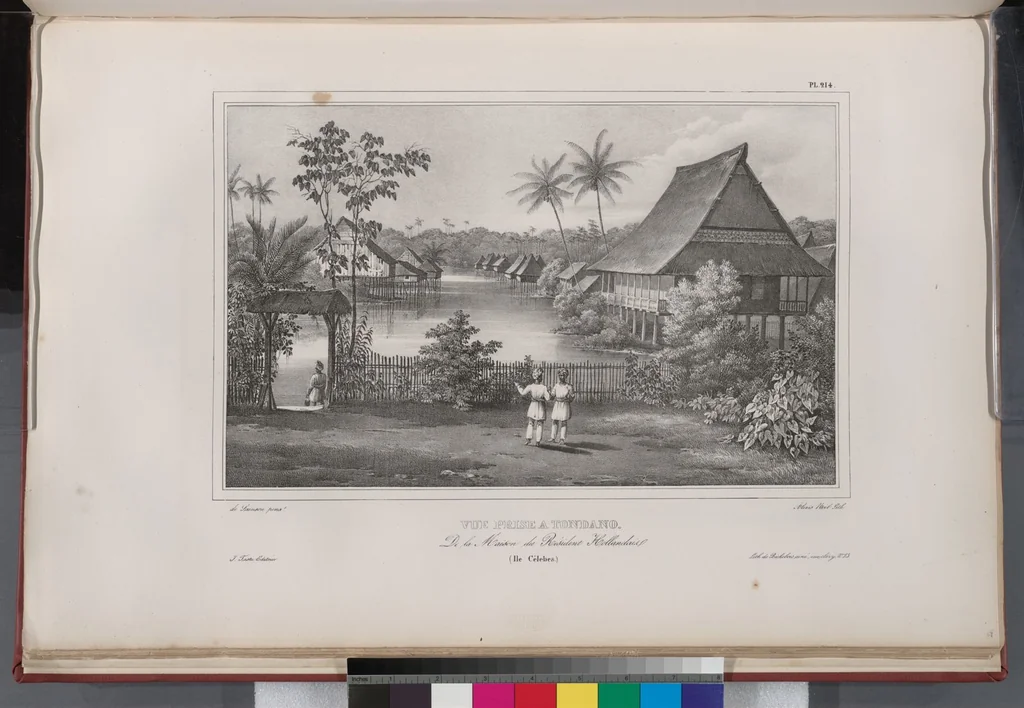 An illustration from Voyage de la corvette l'Astrolabe exécuté par ordre du roi, pendant les années 1826-1827-1828-1829, sous le commandement de M. J. Dumont d'Urville, 1830, leaf 222