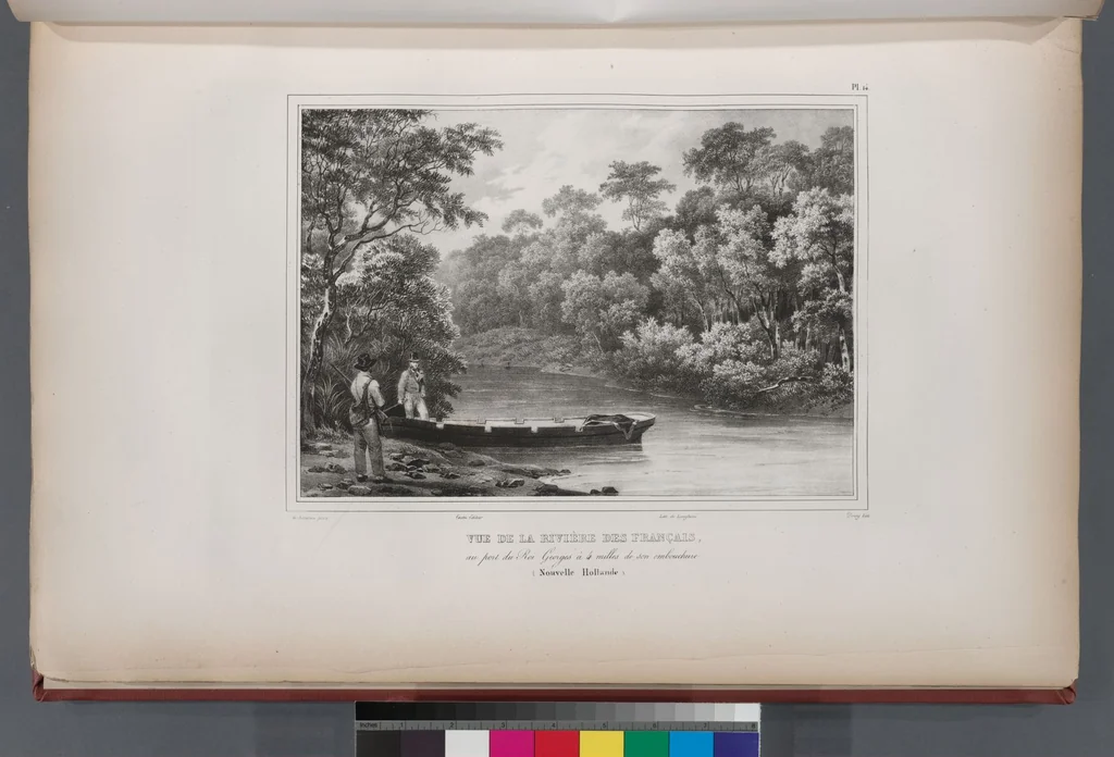An illustration from Voyage de la corvette l'Astrolabe exécuté par ordre du roi, pendant les années 1826-1827-1828-1829, sous le commandement de M. J. Dumont d'Urville, 1830, leaf 24
