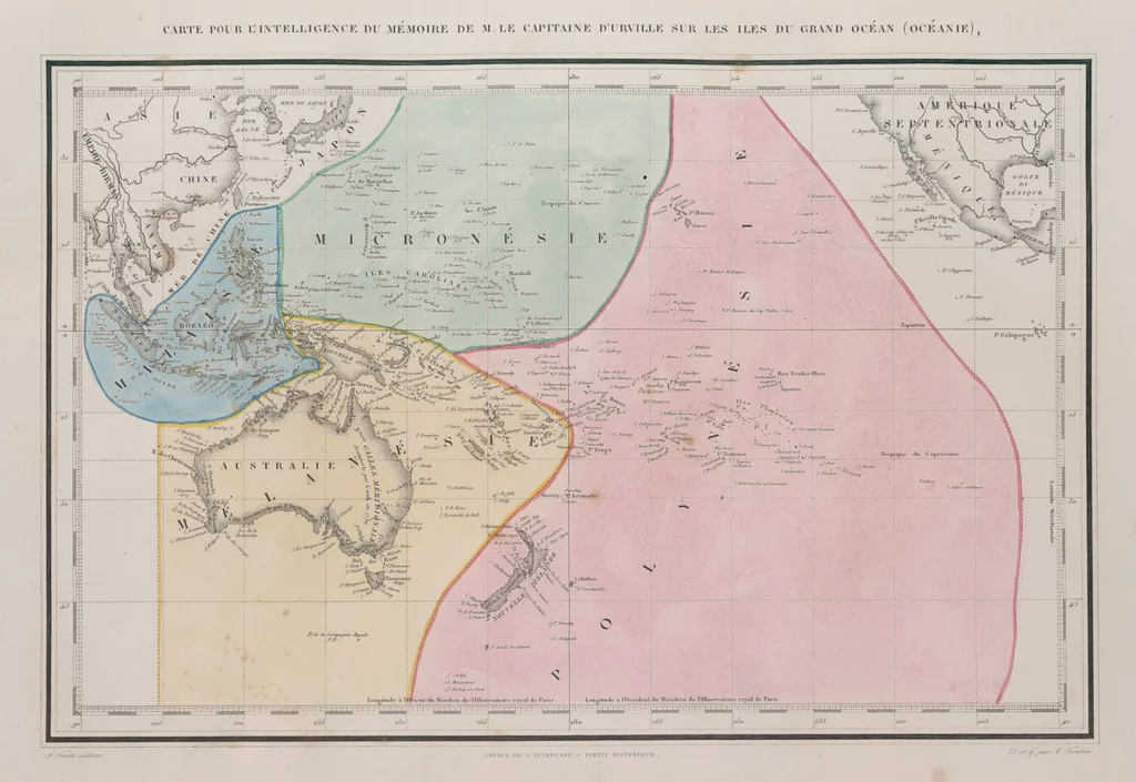 An illustration from Voyage de la corvette l'Astrolabe exécuté par ordre du roi, pendant les années 1826-1827-1828-1829, sous le commandement de M. J. Dumont d'Urville, 1830, leaf 3