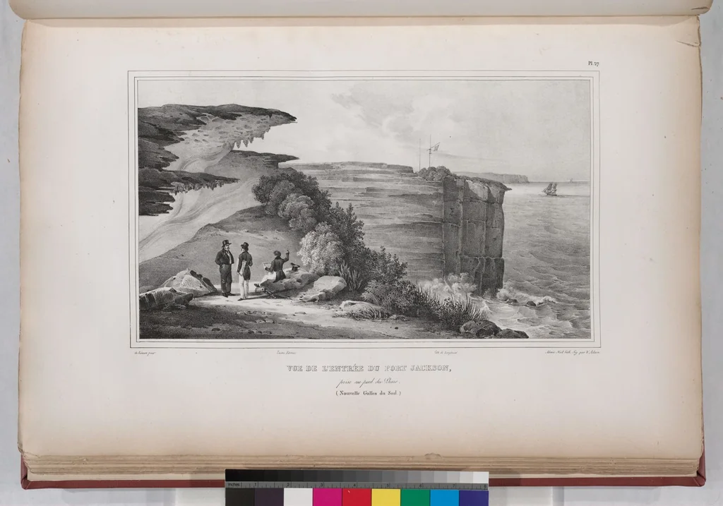 An illustration from Voyage de la corvette l'Astrolabe exécuté par ordre du roi, pendant les années 1826-1827-1828-1829, sous le commandement de M. J. Dumont d'Urville, 1830, leaf 37
