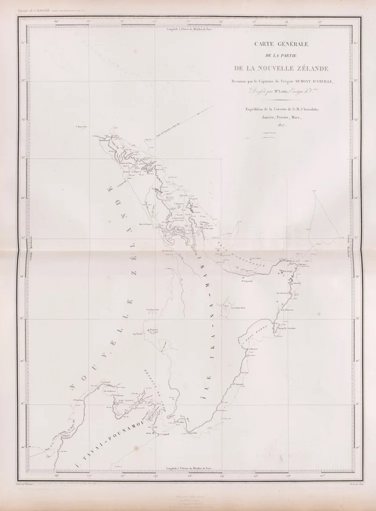 An illustration from Voyage de la corvette l'Astrolabe exécuté par ordre du roi, pendant les années 1826-1827-1828-1829, sous le commandement de M. J. Dumont d'Urville, 1830, leaf 5