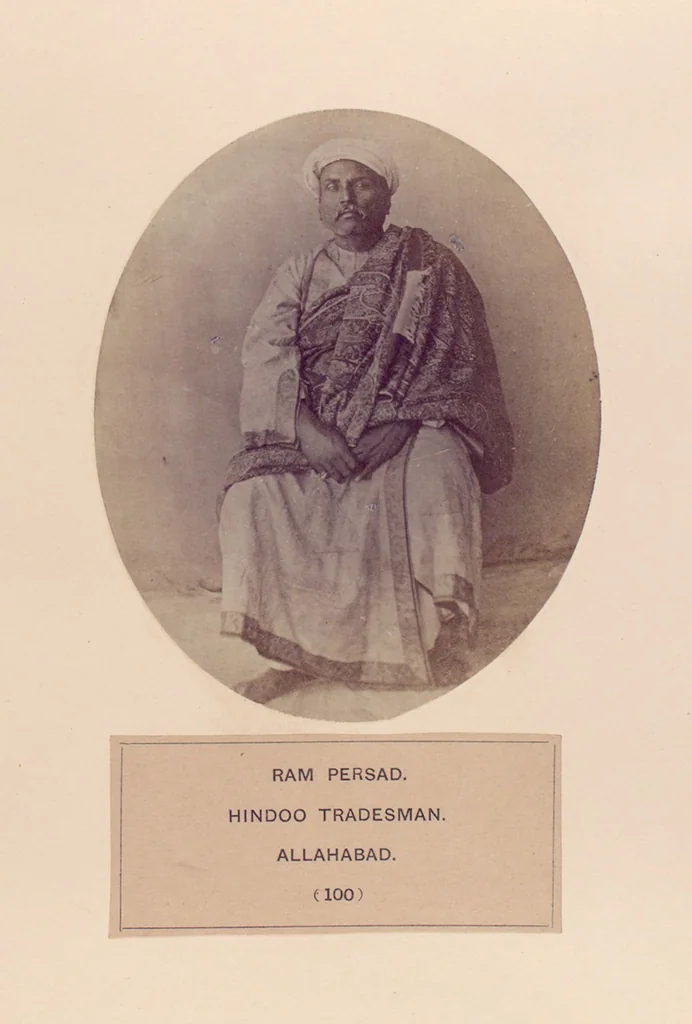 An illustration from The people of India : A series of photographic illustrations, with descriptive letterpress, of the races and tribes of Hindustan, originally prepared under the authority of the government of India, and reproduced, 1868, leaf 104