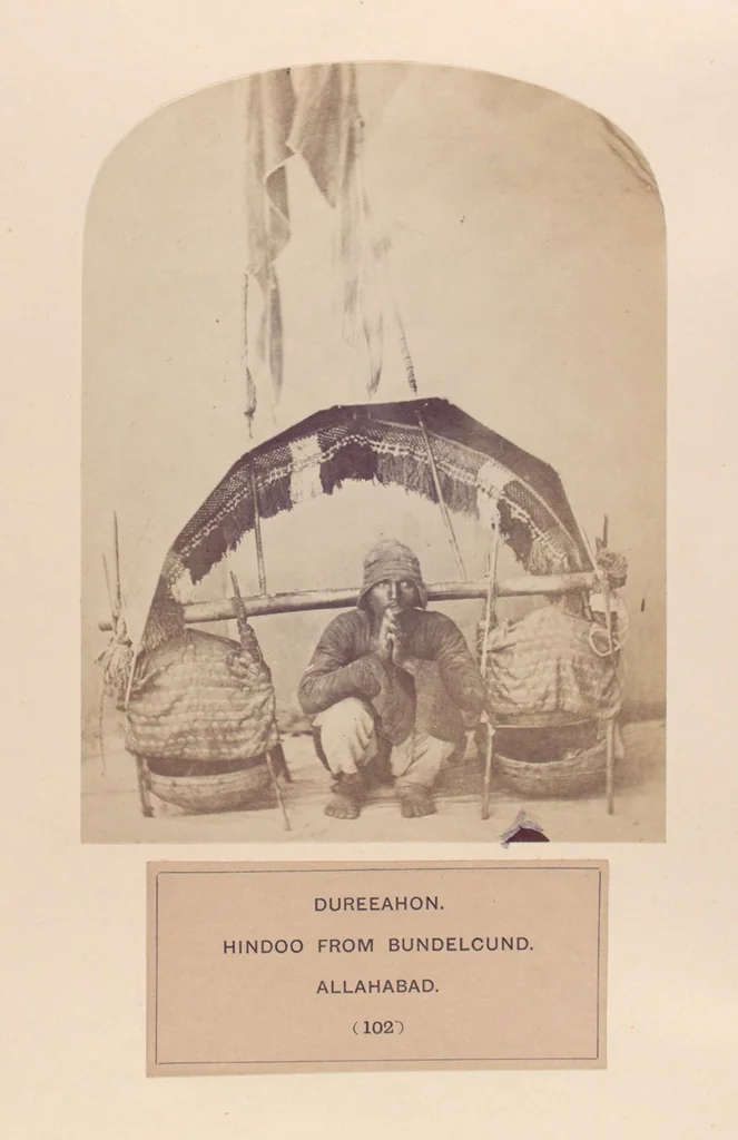 An illustration from The people of India : A series of photographic illustrations, with descriptive letterpress, of the races and tribes of Hindustan, originally prepared under the authority of the government of India, and reproduced, 1868, leaf 106