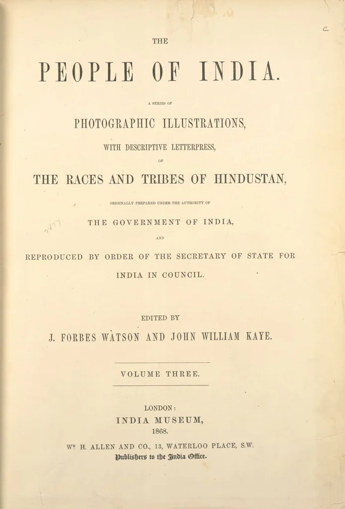An illustration from The people of India : A series of photographic illustrations, with descriptive letterpress, of the races and tribes of Hindustan, originally prepared under the authority of the government of India, and reproduced, 1868, leaf 117