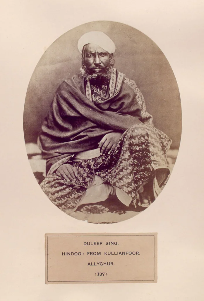 An illustration from The people of India : A series of photographic illustrations, with descriptive letterpress, of the races and tribes of Hindustan, originally prepared under the authority of the government of India, and reproduced, 1868, leaf 144