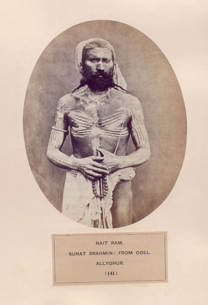 An illustration from The people of India : A series of photographic illustrations, with descriptive letterpress, of the races and tribes of Hindustan, originally prepared under the authority of the government of India, and reproduced, 1868, leaf 148
