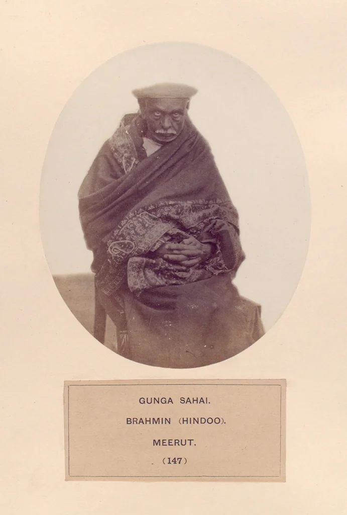 An illustration from The people of India : A series of photographic illustrations, with descriptive letterpress, of the races and tribes of Hindustan, originally prepared under the authority of the government of India, and reproduced, 1868, leaf 154