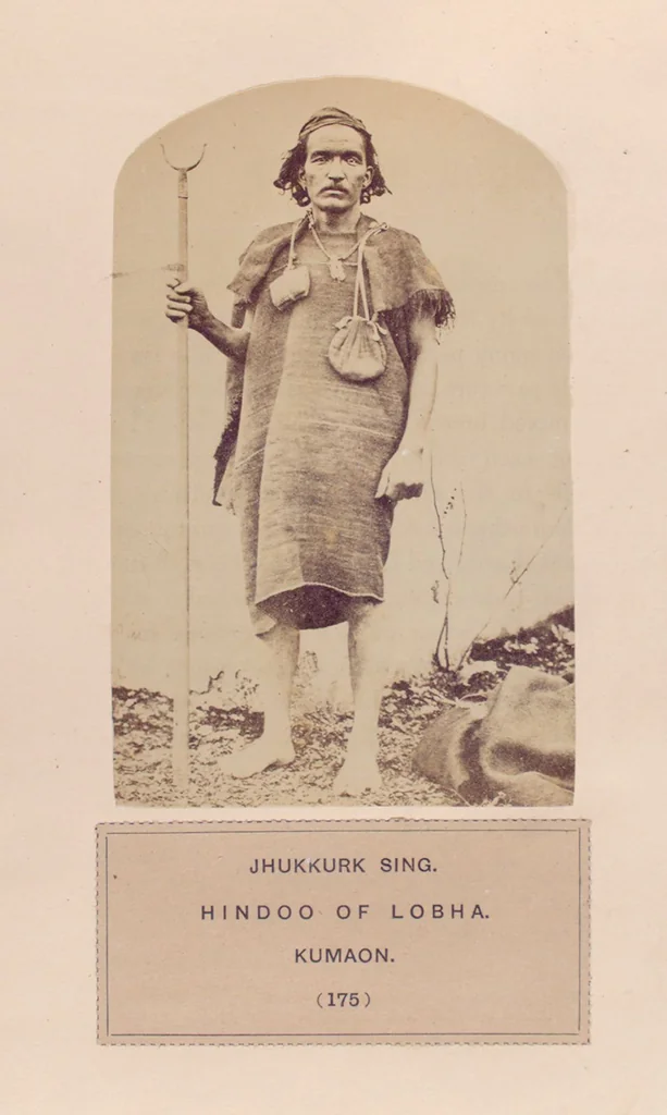 An illustration from The people of India : A series of photographic illustrations, with descriptive letterpress, of the races and tribes of Hindustan, originally prepared under the authority of the government of India, and reproduced, 1868, leaf 183