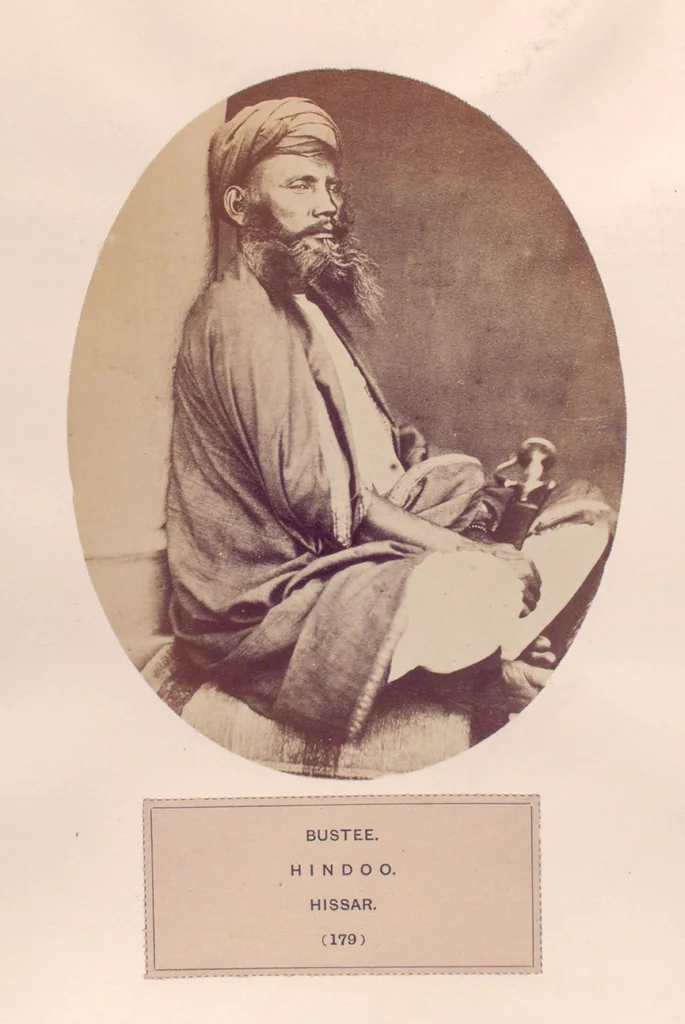 An illustration from The people of India : A series of photographic illustrations, with descriptive letterpress, of the races and tribes of Hindustan, originally prepared under the authority of the government of India, and reproduced, 1868, leaf 187
