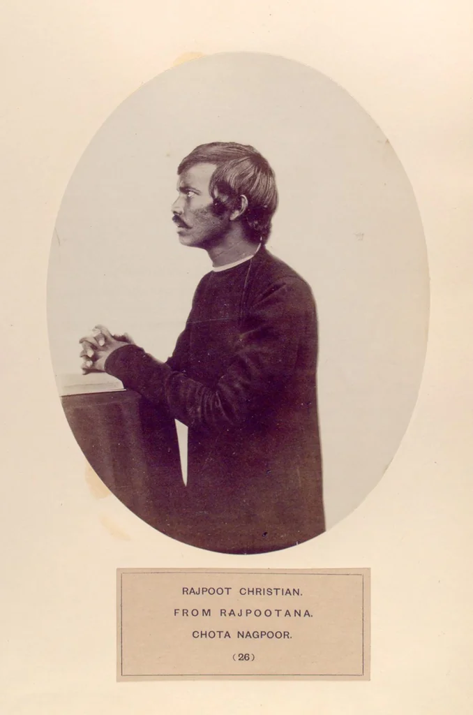 An illustration from The people of India : A series of photographic illustrations, with descriptive letterpress, of the races and tribes of Hindustan, originally prepared under the authority of the government of India, and reproduced, 1868, leaf 22
