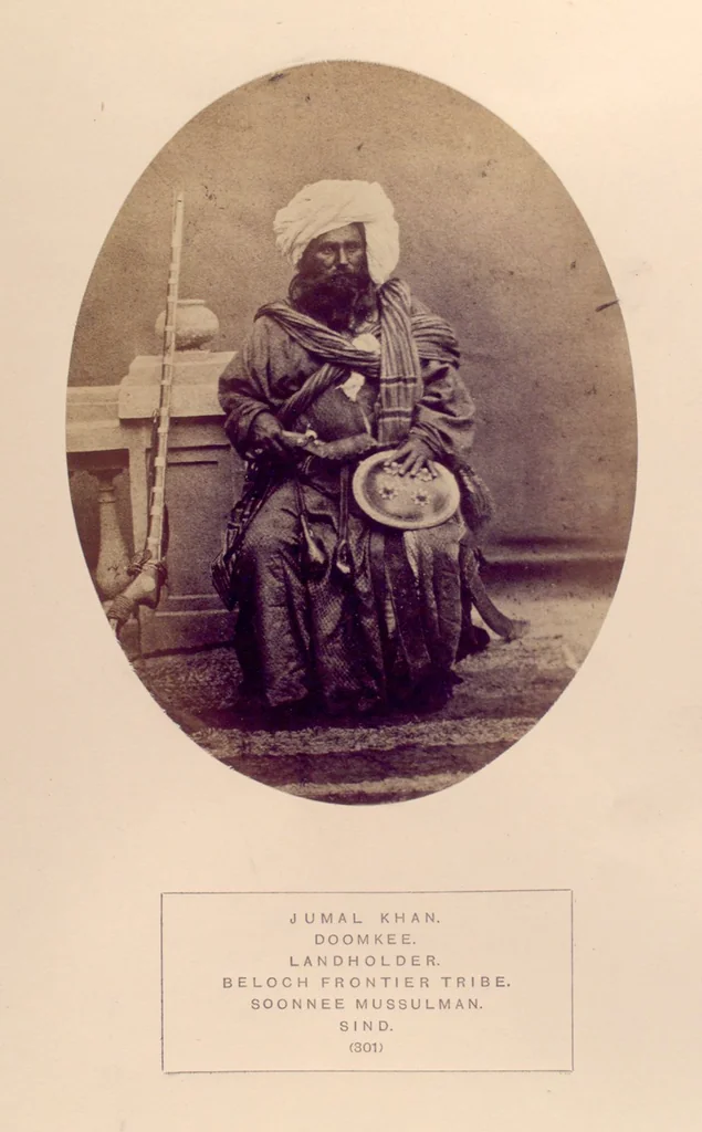 An illustration from The people of India : A series of photographic illustrations, with descriptive letterpress, of the races and tribes of Hindustan, originally prepared under the authority of the government of India, and reproduced, 1868, leaf 309