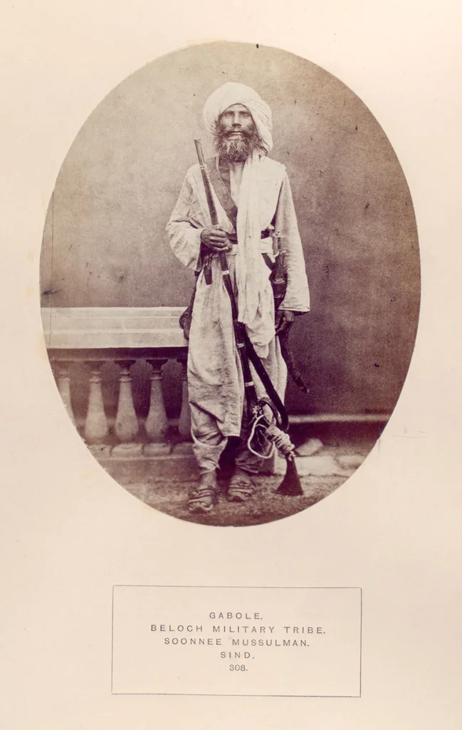 An illustration from The people of India : A series of photographic illustrations, with descriptive letterpress, of the races and tribes of Hindustan, originally prepared under the authority of the government of India, and reproduced, 1868, leaf 316
